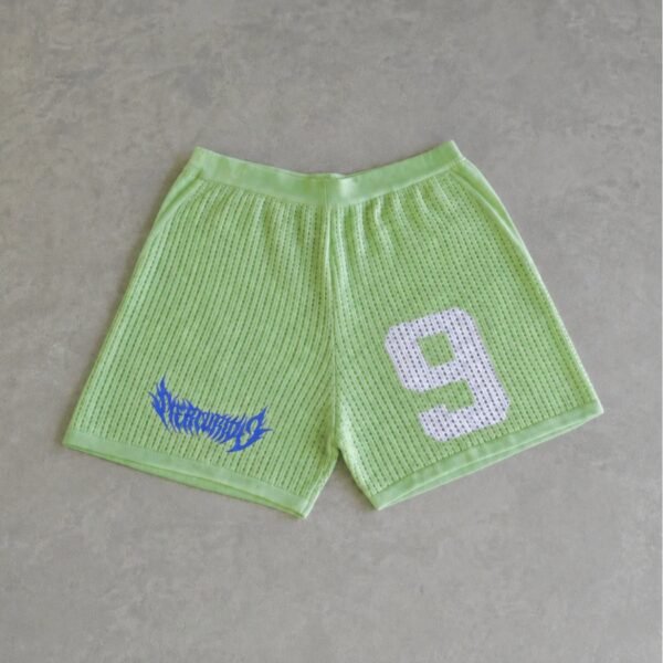 Green Knitted Short Mercurio