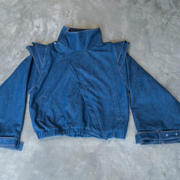OSAMENTA DENIM JACKET FRONT CLOSED